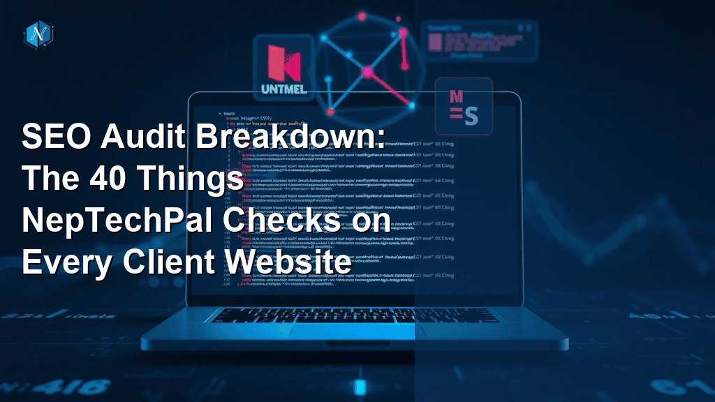 SEO Audit Breakdown: The 40 Things NepTechPal Checks on Every Client Website